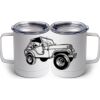 10 oz. White Stainless Steel Coffee Mug Thumbnail