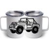 10 oz. White Stainless Steel Coffee Mug Thumbnail