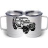 10 oz. White Stainless Steel Coffee Mug Thumbnail