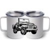 10 oz. White Stainless Steel Coffee Mug Thumbnail