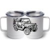 10 oz. White Stainless Steel Coffee Mug Thumbnail