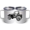 10 oz. White Stainless Steel Coffee Mug Thumbnail