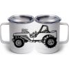 10 oz. White Stainless Steel Coffee Mug Thumbnail