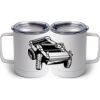 10 oz. White Stainless Steel Coffee Mug Thumbnail