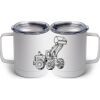 10 oz. White Stainless Steel Coffee Mug Thumbnail