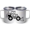 10 oz. White Stainless Steel Coffee Mug Thumbnail