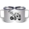 10 oz. White Stainless Steel Coffee Mug Thumbnail