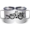 10 oz. White Stainless Steel Coffee Mug Thumbnail