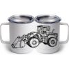 10 oz. White Stainless Steel Coffee Mug Thumbnail