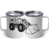 10 oz. White Stainless Steel Coffee Mug Thumbnail