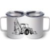 10 oz. White Stainless Steel Coffee Mug Thumbnail