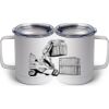 10 oz. White Stainless Steel Coffee Mug Thumbnail