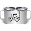 10 oz. White Stainless Steel Coffee Mug Thumbnail