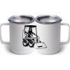 10 oz. White Stainless Steel Coffee Mug Thumbnail