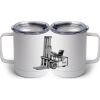 10 oz. White Stainless Steel Coffee Mug Thumbnail