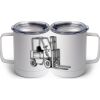 10 oz. White Stainless Steel Coffee Mug Thumbnail