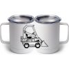 10 oz. White Stainless Steel Coffee Mug Thumbnail