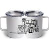 10 oz. White Stainless Steel Coffee Mug Thumbnail