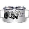 10 oz. White Stainless Steel Coffee Mug Thumbnail