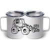 10 oz. White Stainless Steel Coffee Mug Thumbnail