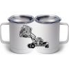 10 oz. White Stainless Steel Coffee Mug Thumbnail