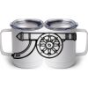 10 oz. White Stainless Steel Coffee Mug Thumbnail