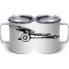 10 oz. White Stainless Steel Coffee Mug Thumbnail