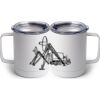10 oz. White Stainless Steel Coffee Mug Thumbnail