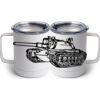 10 oz. White Stainless Steel Coffee Mug Thumbnail