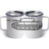 10 oz. White Stainless Steel Coffee Mug Thumbnail