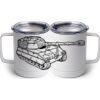 10 oz. White Stainless Steel Coffee Mug Thumbnail