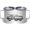 10 oz. White Stainless Steel Coffee Mug Thumbnail