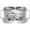 10 oz. White Stainless Steel Coffee Mug Thumbnail