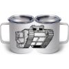 10 oz. White Stainless Steel Coffee Mug Thumbnail