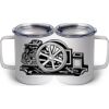 10 oz. White Stainless Steel Coffee Mug Thumbnail