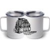 10 oz. White Stainless Steel Coffee Mug Thumbnail