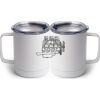 10 oz. White Stainless Steel Coffee Mug Thumbnail