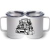 10 oz. White Stainless Steel Coffee Mug Thumbnail