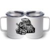 10 oz. White Stainless Steel Coffee Mug Thumbnail