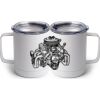 10 oz. White Stainless Steel Coffee Mug Thumbnail