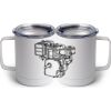 10 oz. White Stainless Steel Coffee Mug Thumbnail