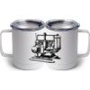 10 oz. White Stainless Steel Coffee Mug Thumbnail