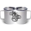 10 oz. White Stainless Steel Coffee Mug Thumbnail