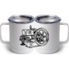 10 oz. White Stainless Steel Coffee Mug Thumbnail