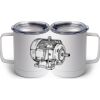 10 oz. White Stainless Steel Coffee Mug Thumbnail