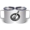 10 oz. White Stainless Steel Coffee Mug Thumbnail