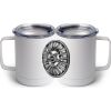 10 oz. White Stainless Steel Coffee Mug Thumbnail