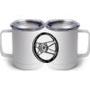 10 oz. White Stainless Steel Coffee Mug Thumbnail