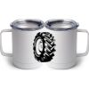 10 oz. White Stainless Steel Coffee Mug Thumbnail