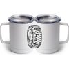 10 oz. White Stainless Steel Coffee Mug Thumbnail